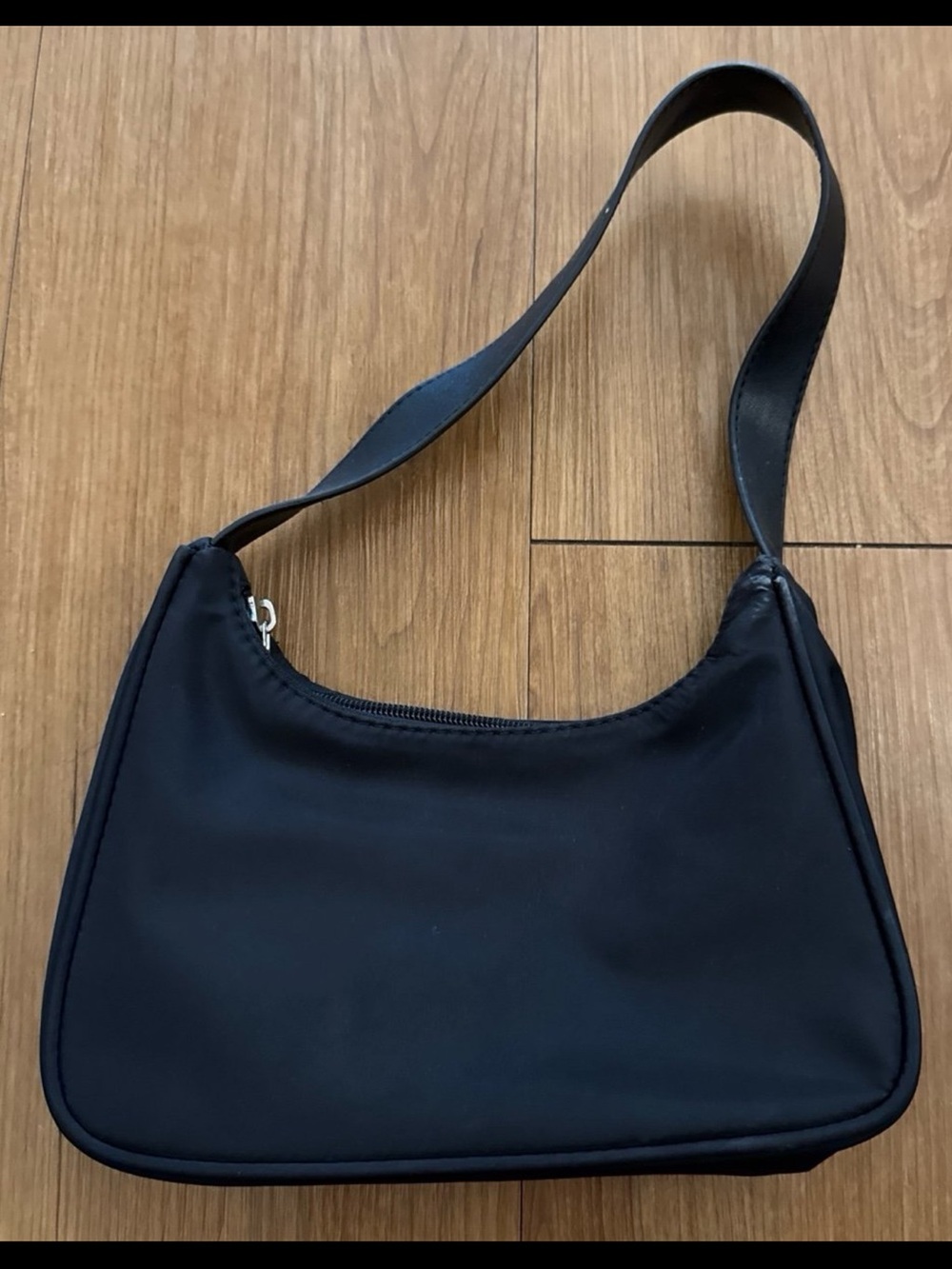 Forever 21 Nylon Black Shoulder Purse Handbag